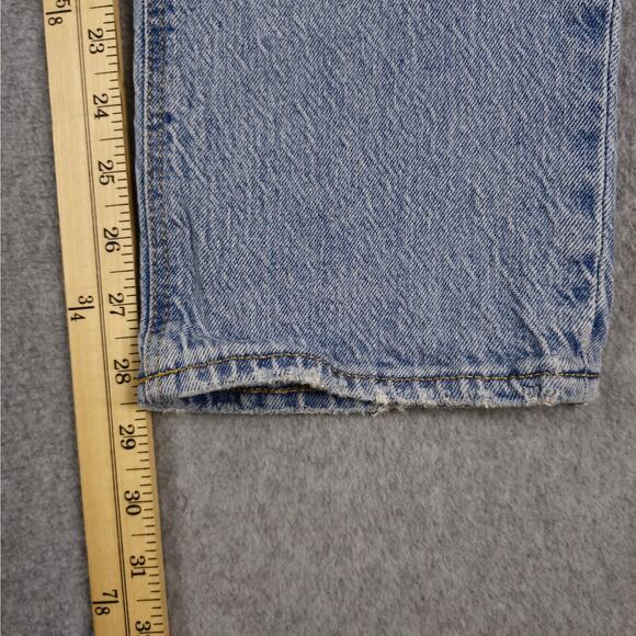 Old Navy Jeans Womens Size 4 High Rise Slouchy Straight Button Fly 29" Waist - Picture 13 of 16